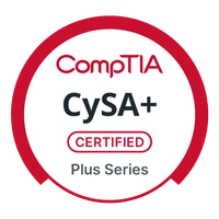 Official CompTIA CySA+ ce badge